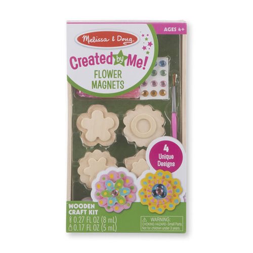 Melissa & Doug Created by Me! Flower Magnets Wooden Craft Kit