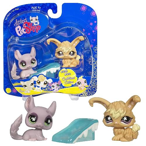 Littlest Pet Shop Chinchilla and Angora Bunny, Not Mint