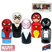 Spider-Man Pin Mate Wooden Figure Set of 5