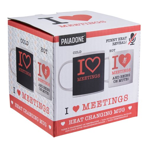 I Love Meetings I'm On Mute 10.1 oz. Heat-Change Mug