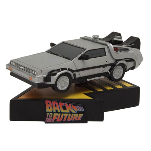 Back to the Future DeLorean Time Machine Premium Motion Statue