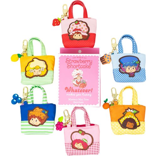 Strawberry Shortcake Besties Blind-Box Mini Canvas Tote Bag Charm Display of 12