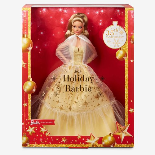 Barbie Holiday Doll 2023 with Brunette Hair