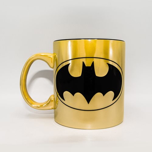 Batman Logo Gold 20 oz. Ceramic Mug