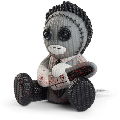 The Texas Chainsaw Massacre Leatherface #395 Bloody Black and White Handmade By Robots Vinyl Figure