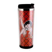 Betty Boop Red Leg Kick 12 oz. Travel Mug