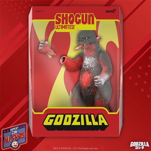 Godzilla Ultimates Shogun Godzilla (Vintage Red) 8-Inch Action Figure - SDCC Exclusive