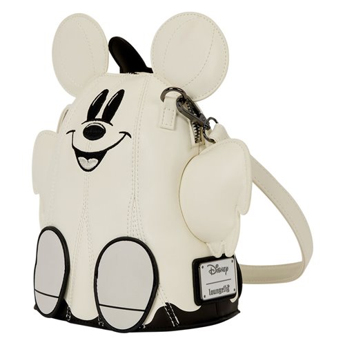 Disney Mickey & Minnie Ghost Glow-in-the-Dark Figural Crossbody Bag