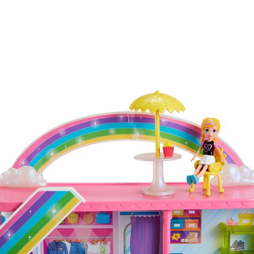 Polly Pocket Sweet Adventures Rainbow Mall Playset