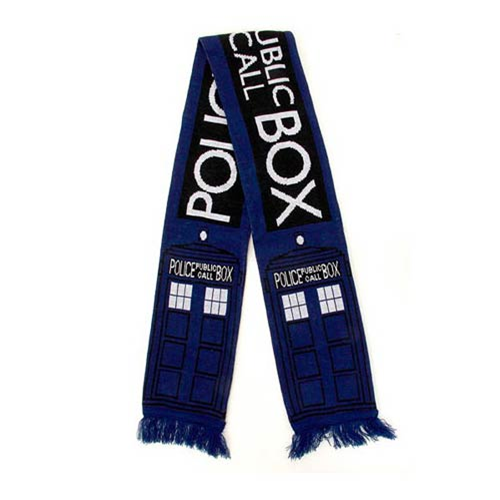 Doctor Who TARDIS Blue Scarf