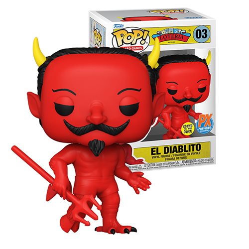 Loteria El Diablito Glow-in-the-Dark Funko Pop! Vinyl Figure - Previews Exclusive