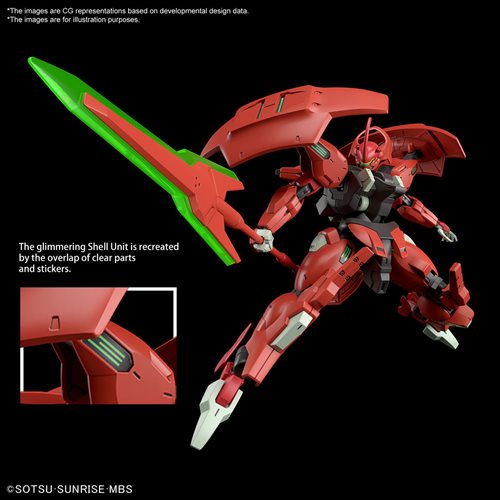Mobile Suit Gundam: The Witch from Mercury Darilbalde High Grade 1:144 Scale Model Kit