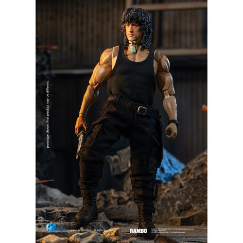 Rambo III Exquisite Super Series John J. Rambo 1:12 Scale Action Figure - Previews Exclusive