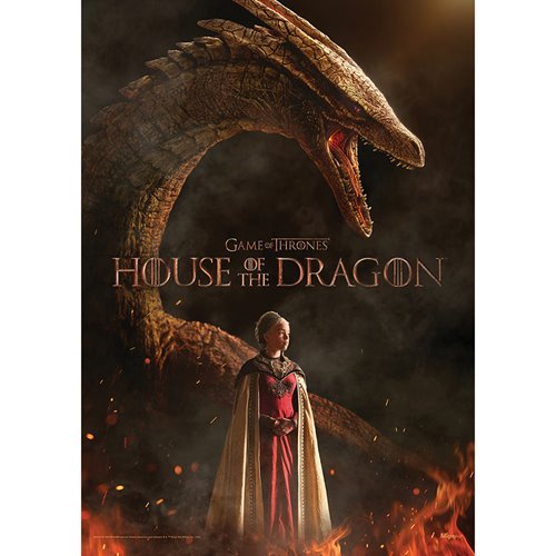 House of the Dragon Rhaenyra and Syrax MightyPrint Wall Art