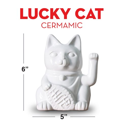 Lucky Cat Ceramic Holder