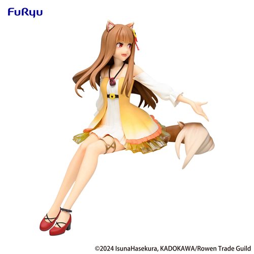 Spice and Wolf Holo Sunflower Dress Version Noodle Stopper Statue