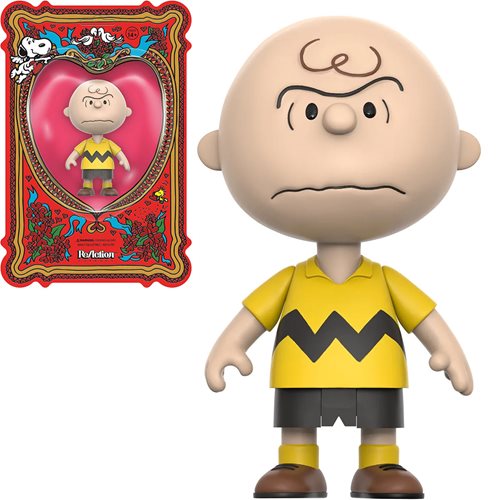 Peanuts I Hate Valentine's Day Charlie Brown 3 3/4-Inch ReAction Figure