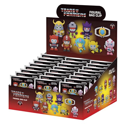 Transformers Series 2 3D Foam Bag Clip Random 6-Pack
