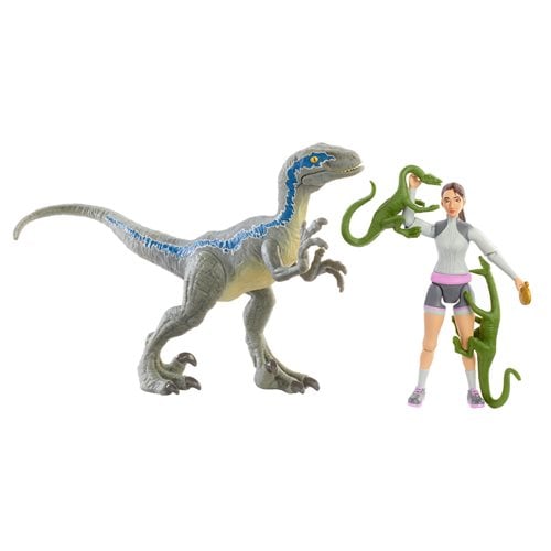 Jurassic World Yaz and Dinosaur Figure Set
