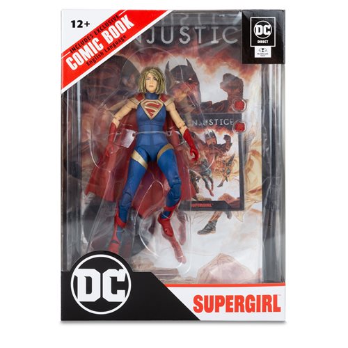 DC Injustice 2 Page Punchers 7-Inch Scale Action Figure with Comic Case of 6