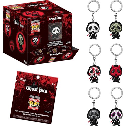 Ghost Face Pocket Pop! Key Chain - Random 4-Pack