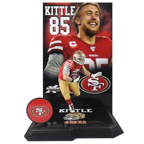 NFL SportsPicks San Francisco 49ers George Kittle 7-Inch Scale Posed Figure Case of 6