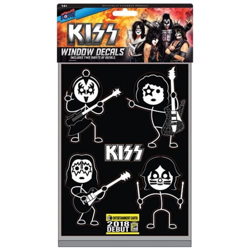 KISS Window Decals Set of 2 Sheets