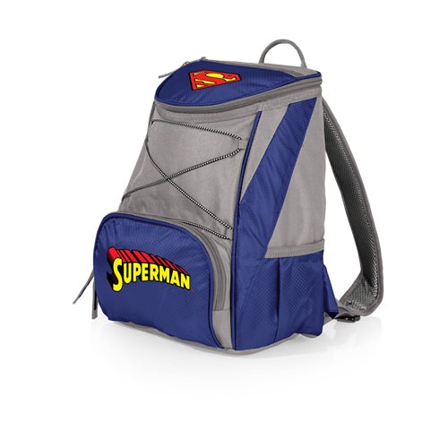 Superman Navy Blue with Gray PTX Backpack Cooler