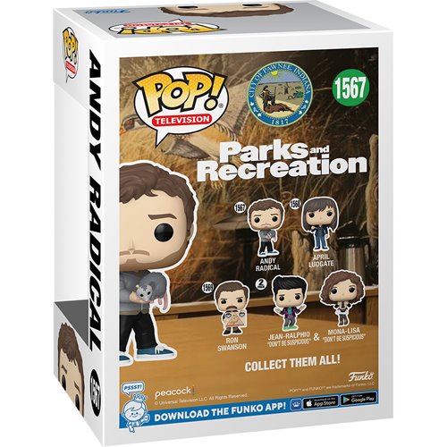 Parks and Recreation 15th Anniversary Andy Radical Funko Pop! Vinyl Figure