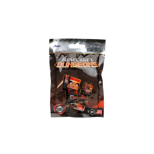Minecraft Dungeons Wave 3 Nano MetalFigs Die-Cast Metal Blind Box Mini-Figure Case of 24