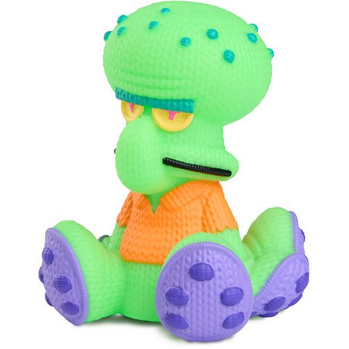 SpongeBob SquarePants Squidward Tentacles #449 Black Light Handmade by Robots Vinyl Figure