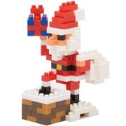 Christmas Santa Claus on the Chimney Nanoblock Constructible Figure