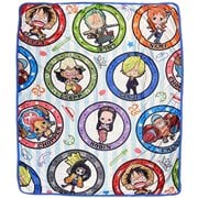 One Piece Fi Arc SD Badges Throw Blanket