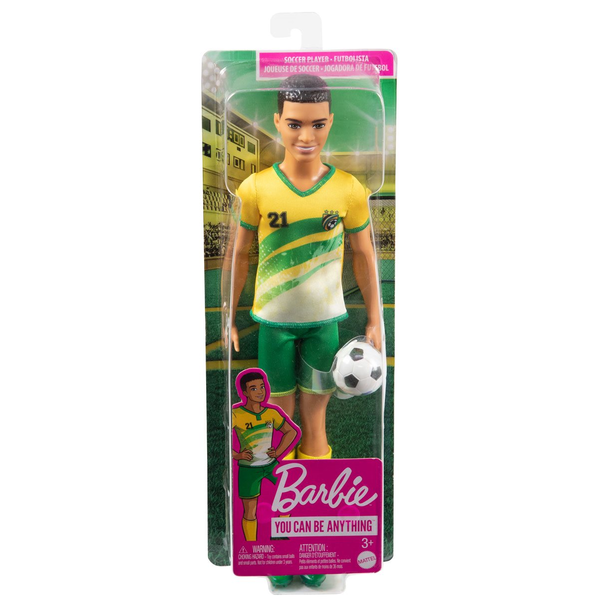 Barbie Ken Signature Looks Sports Team Doll Green