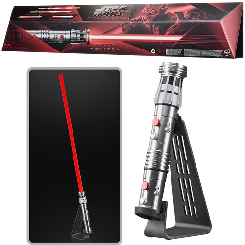 Star Wars The Black Series Force FX Elite Maul Premium Roleplay Electronic Lightsaber Prop Replica