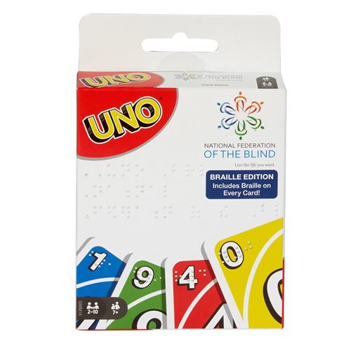 Braille UNO Card Game