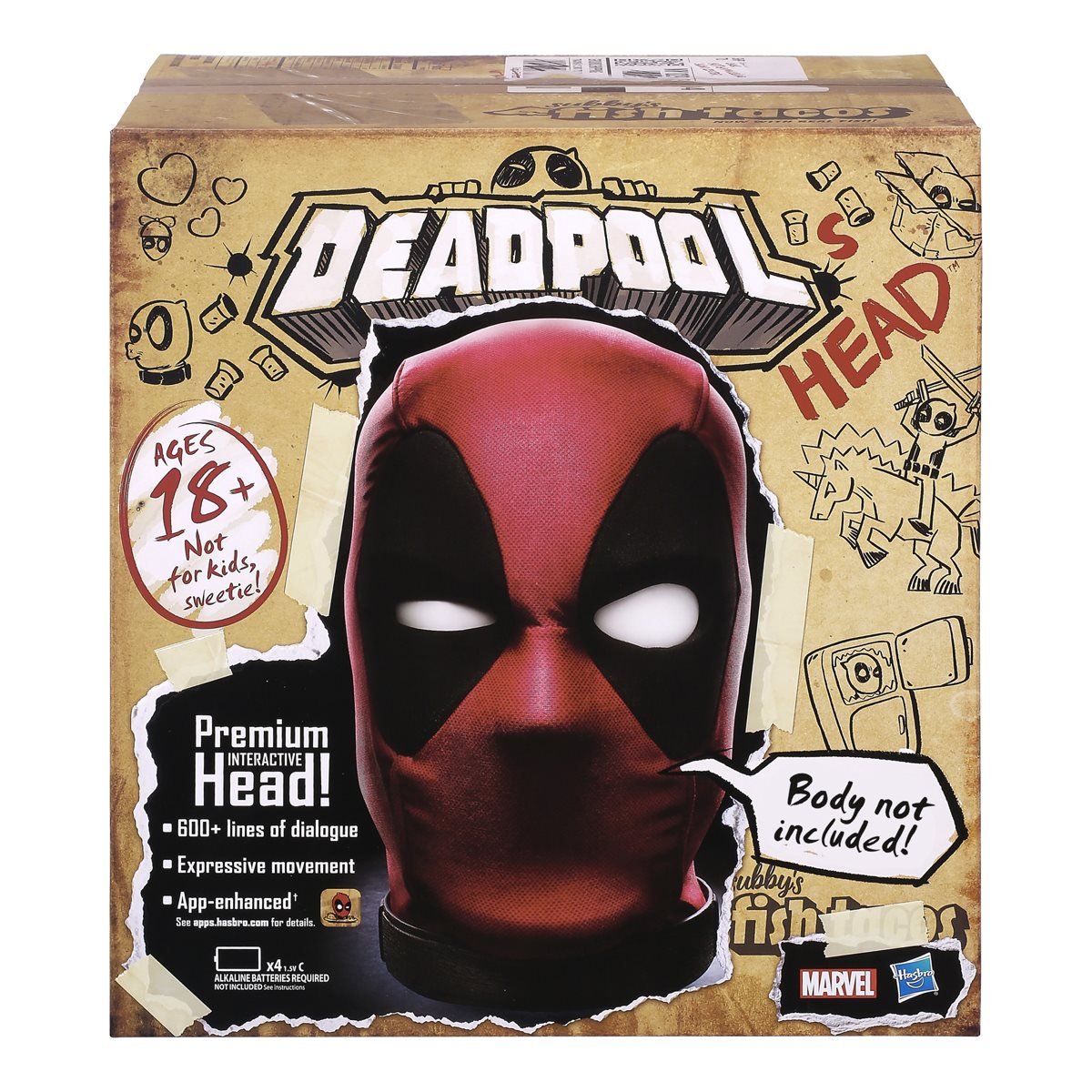 Hasbro is Selling Collectors Deadpool's Severed Talking Head