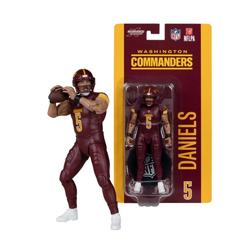 NFL McFarlane's SportsPicks Wave 2 Washington Commanders Jayden Daniels 6-Inch Action Figure