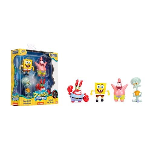 SpongeBob SquarePants MetalFigs Die-Cast Metal 2 1/2-Inch Mini-Figure 4-Pack