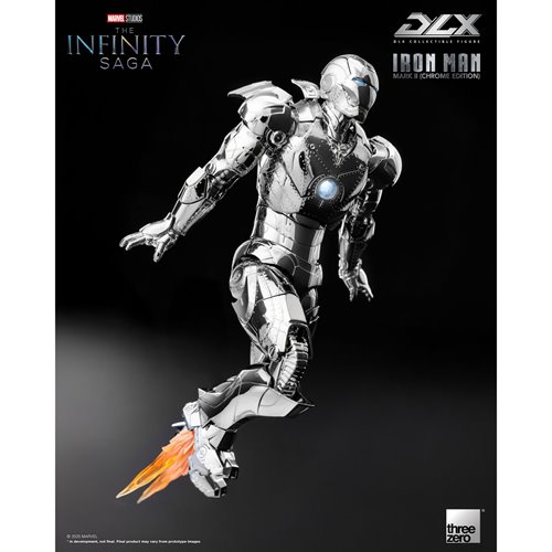 Marvel Studios: The Infinity Saga Iron Man Mark 2 Chrome Edition DLX Action Figure