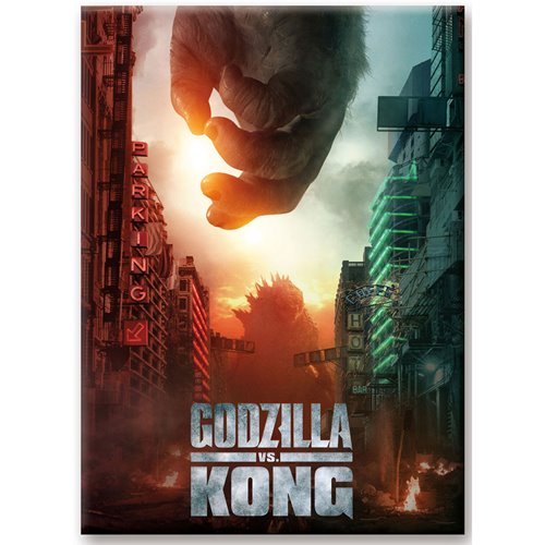 Godzilla vs. Kong Stand-Off Flat Magnet