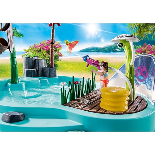 Playmobil 70610 Small Pool with Water Sprayer Playset