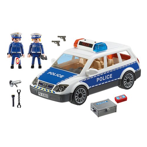 Playmobil 6920 Police Emergency Vehicle Squad Car with Lights and Sound