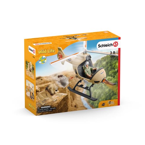 Wild Life Animal Rescue Helicopter Playset