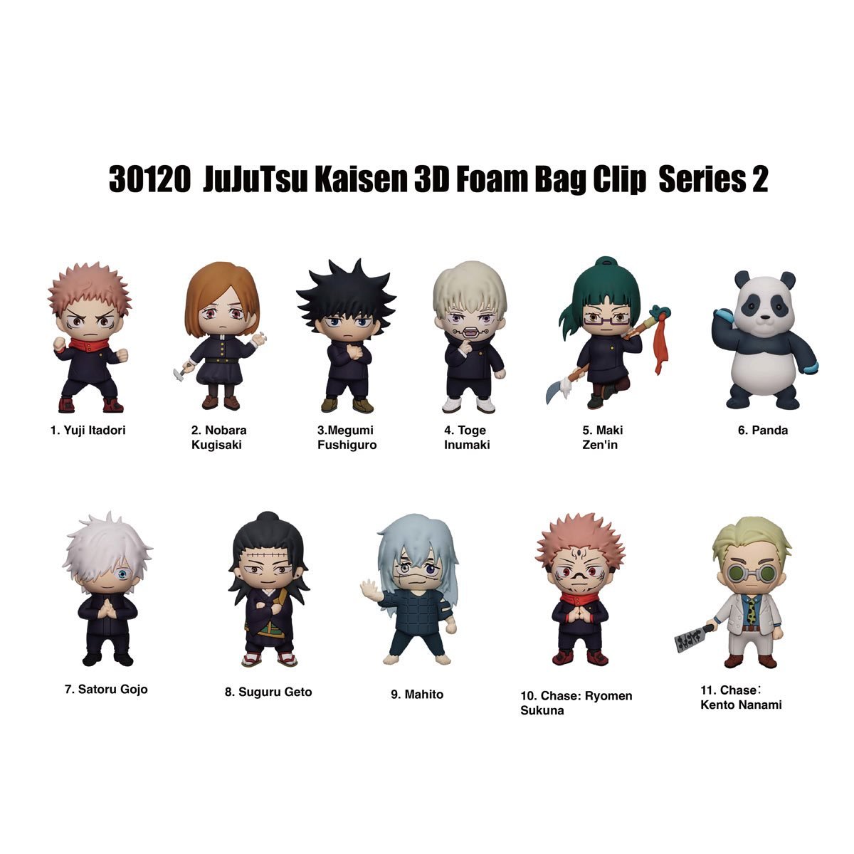 Jujutsu Kaisen Series 2 Blind Bag Figural Key Chain