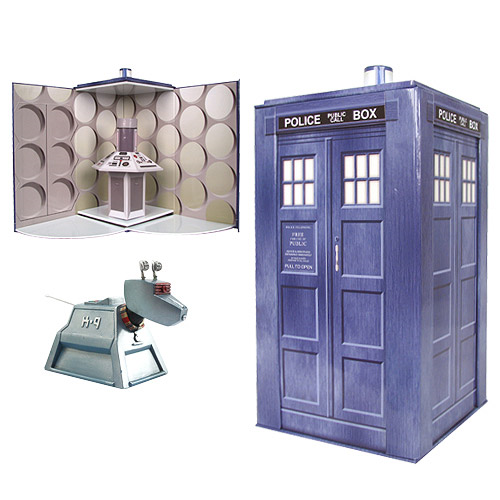 Doctor Who TARDIS Collectible Set with K-9 Figure