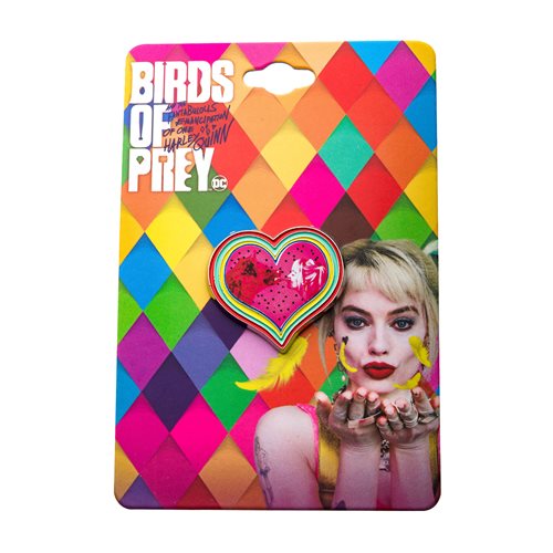 Birds of Prey Harley and Bruce Heart Pin