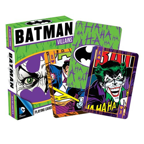 Batman Villians Playing Cards