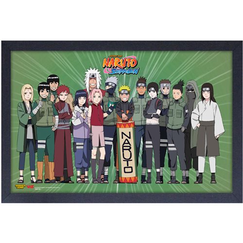 Naruto Group Lineup Framed Art Print