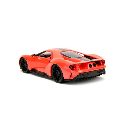  Pink Slips 1:32 W2 2017 Ford GT Die-Cast Car, Toys for
